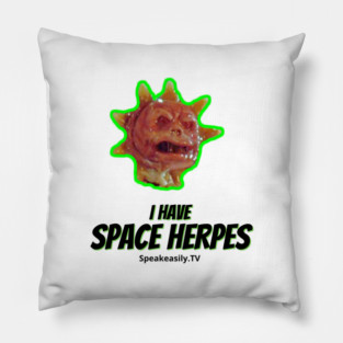 Space Herpes: Speakeasily vs the '80s Ice Pirates Pillow