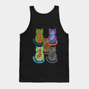 Calicos - Pop Art Style Tank Top