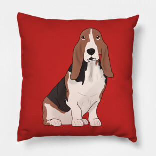 Basset hound Pillow
