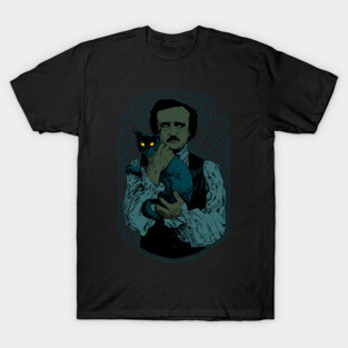 Poe and the Black Cat T-Shirt