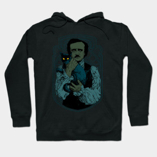 Poe and the Black Cat Hoodie