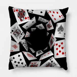 Falling Cards Pillow