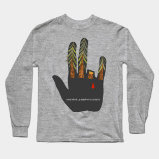 Don't Hurt The Landscape - Soviet Propaganda, Lithuanian, Environmentalism, Climate Change, Save the Trees Long Sleeve T-Shirt