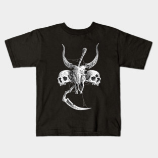 skull goat Kids T-Shirt