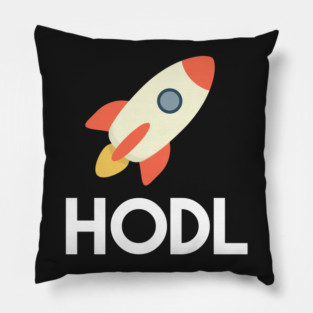 Funny Cryptocurrency - Hodl to the moon! Pillow