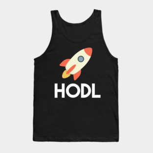 Funny Cryptocurrency - Hodl to the moon! Tank Top
