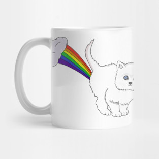 Cat Fart Rainbow Mug