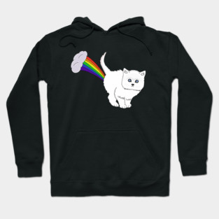 Cat Fart Rainbow Hoodie