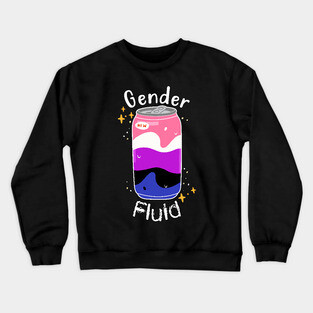 Genderfluid Drink Crewneck Sweatshirt