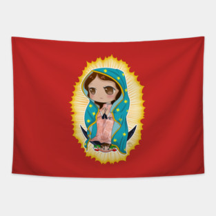 Our Lady Of Guadalupe - Chibi Tapestry