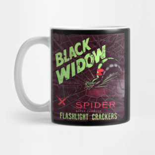 Back Widow Fireworks Mug