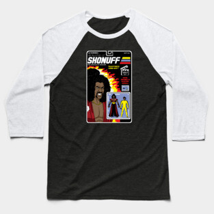 Shonuff Action Figure Baseball T-Shirt
