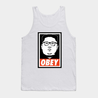 obey kim jong un Tank Top