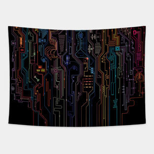 Virtually Raining Tapestry
