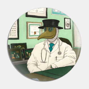 21st century plague doctor Pin