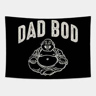 Dad Bod Buddha Tapestry