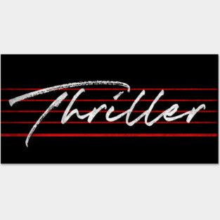 Thriller ///// Vintage 80s Style Design Posters and Art