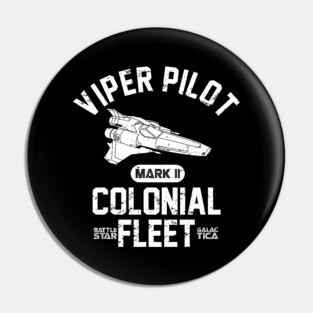 Battlestar Galactica Viper Pilot Colonial Fleet Pin