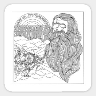 WAKE UP ITS TOMORROW Sticker