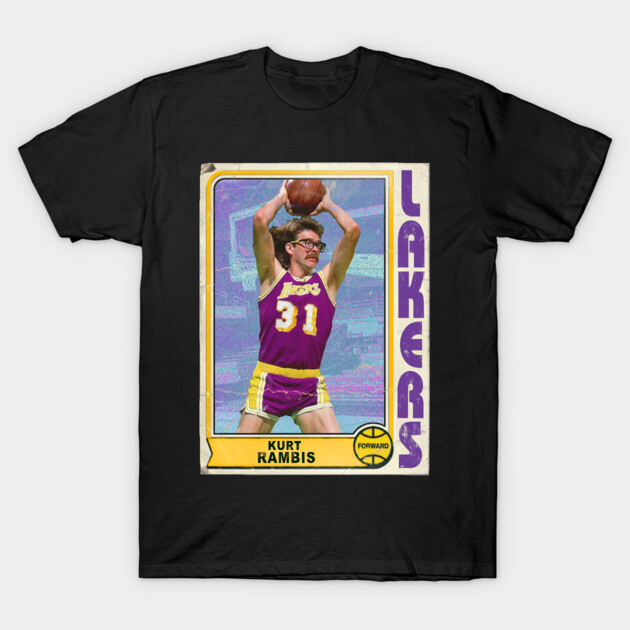 Tee Shirt Kurt Rambis Shirt Kurt Rambis Retro Trading Card Los