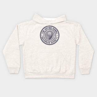 The Oxford Comma Grammar Society Kids Hoodie