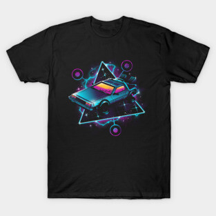 Retro Wave Time Machine T-Shirt