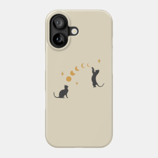 Cat and Moon #1 Phone Case