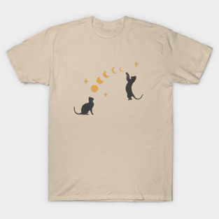Cat and Moon #1 T-Shirt