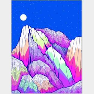 The vibrant Peak Posters and Art