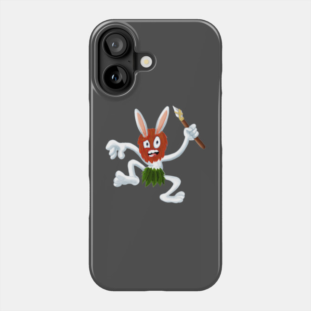 TRIBAL RABBIT Phone Case by droidmonkey
