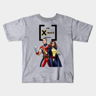 The X-Wife Podcast Art of Lucas Design Kids T-Shirt