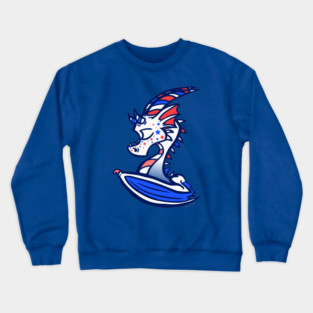 Star Spangled Dragon Crewneck Sweatshirt