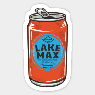 Lake Max Lifestyle Beer Sticker
