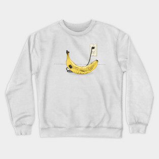 Electric banana Crewneck Sweatshirt
