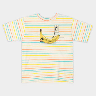Electric banana Kids T-Shirt