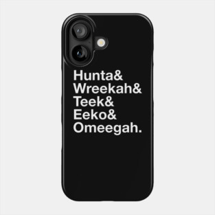 Bad Batch Helvetica List Phone Case