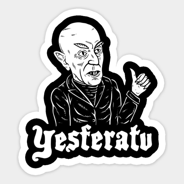 Yesferatu Magnet by dumbshirts