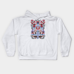 The French Bulldog of Folk Kids Hoodie