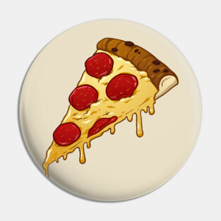 Pepperoni pizza slice Pin