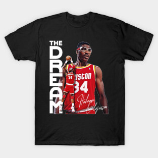 Hakeem 'The Dream' Olajuwon Fan Design T-Shirt
