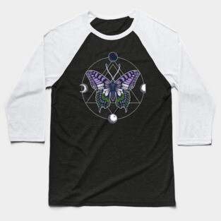 Genderqueer Butterfly Baseball T-Shirt