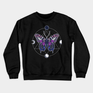 Genderfluid Butterfly Crewneck Sweatshirt