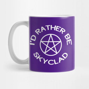I'd Rather Be Skyclad Funny Wiccan Pagan Cheeky Witch® Mug