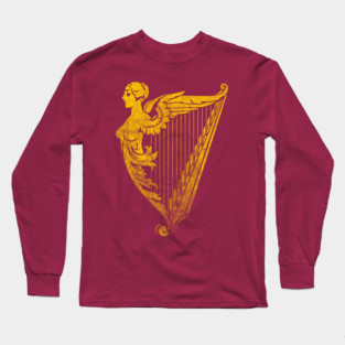 Irish Harp Heraldry Long Sleeve T-Shirt