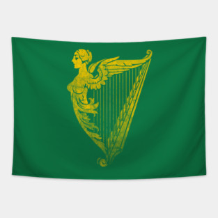 Irish Harp Heraldry Tapestry
