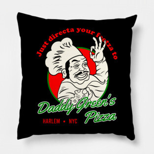 Daddy Green's Pizza Pillow