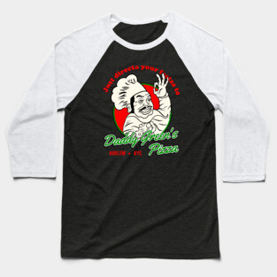Daddy Green's Pizza Baseball T-Shirt
