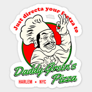 Daddy Green's Pizza Sticker