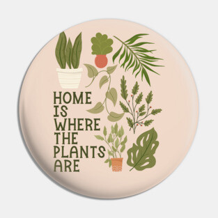 House Plant Lady Quote Pin