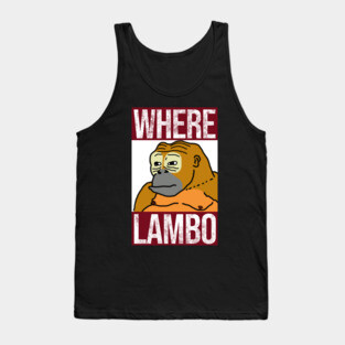 Where Lambo - Crypto Meme Tank Top
